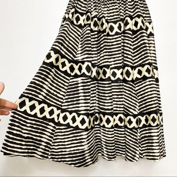 Anthropologie Tracy Reese Strapless Printed Midi Dress Size 8 - Picture 8 of 15